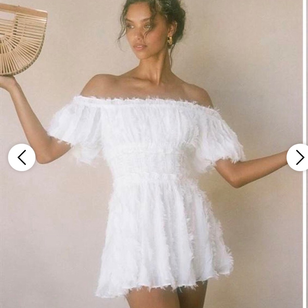 New Sabo Luxe London Shirred Dress